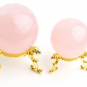 Support métallique pour boule de cristal