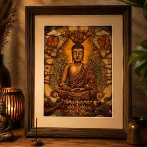 Tableau Bouddha Zen