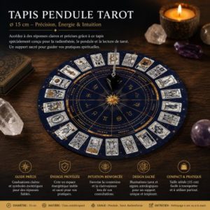 Tapis de Pendule Tarot