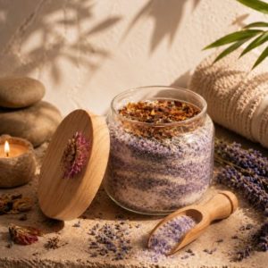 Sel de bain lavande