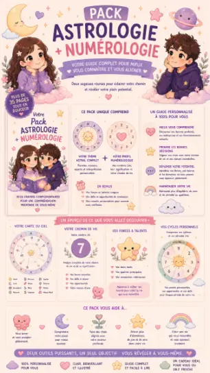Pack astrologie et numerologie