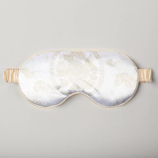 Masque de repos en satin, Lotus blanc