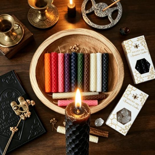 Bougies rituelles fines – lot de 10